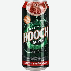 Напиток с/алк. газ. ХУУУЧ СУПЕР СО ВКУСОМ ГРЕЙПФРУТА 7,2% Ж/Б. 0,45Л