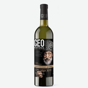 Вино Алазанская Долина Гео Батоно ординарное белое полусладкое 10% 0,75л