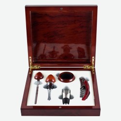 Подарочные наборы Подарочный набор Wine wood set из аксессуаров для вина