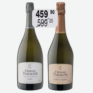 Вино игр. Шато Тамань бел. п/сл, м 10,5-12,5% 0,75л