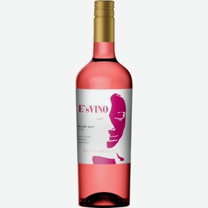 Вино  Е с Вино  Мальбек Розе, 2018, 2018, 750 мл, Розовое, Сухое