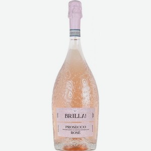 Вино  Брилла!  Просекко Розе, 1500 мл, Игристое-розовое, Сухое