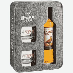 Винный набор  Фэймос Граус  Файнест, в подарочной коробке с двумя стаканами,