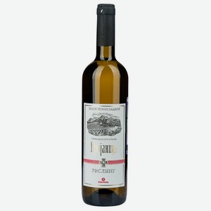 Вино белое Броjаница Рислинг полусладкое, 11%, 0.75 л