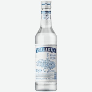 Водка Тяпница мягкая 38% 0,5л