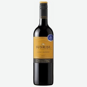 Вино красное Sunrise Cabernet Sauvignon полусухое 12,5%, 0.75 л (Concha y Toro)