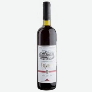 Вино красное Vino Zupa Броjаница Изабелла полусладкое, 11%, 0.75 л