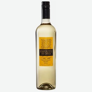 Вино белое Espiritu de Chile Sauvignon Blanc Semi-Sweet, Valle Central DO 0.75 л