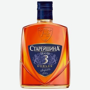 Коньяк Старейшина Travel 0.1 л, 3 года, 40%, Россия