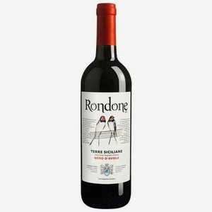 Вино Settesoli Rondone Nero d Avola Sicilia, 0.75 л