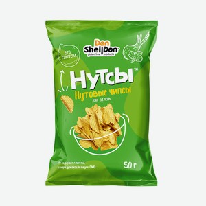 Нутовые чипсы НУТСЫ Лук и зелень 50гр