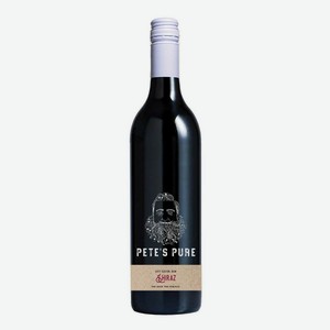 Вино Pete s Pure Shiraz красное полусухое 750 мл