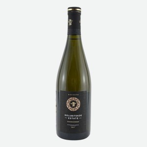 Вино Golubitskoe Estate Chardonnay белое сухое +бокал 750 мл