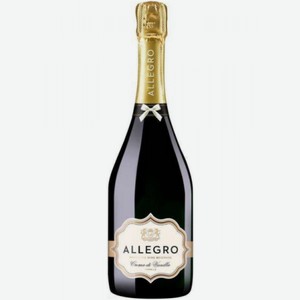 Винный напиток Allegro Крем-ваниль белый полусладкий 750 мл Россия