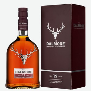 Виски Dalmore 12 years в подарочной упаковке 0.7 л.