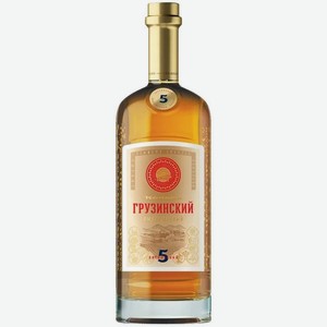 Коньяк Грузинский Грузвинпром 5 летний 40% 0,5л