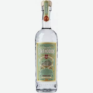 Водка Ортодокс 40% 0,5л, ,
