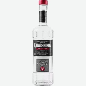 Водка Калашников Премиум 40% 0,5л, ,