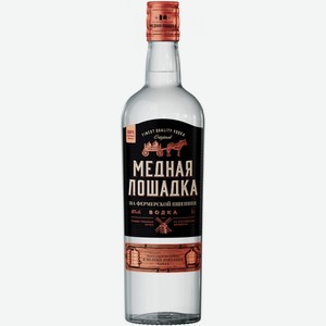 Водка  Медная Лошадка , 1000 мл