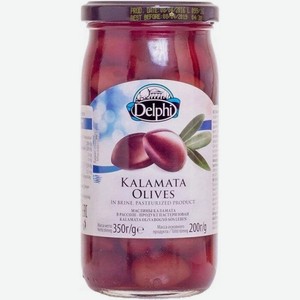Бакалея  Дельфи  Маслины Каламата с косточкой в рассоле,