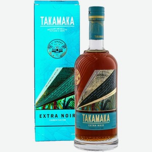 Ром  Такамака  Экстра Нуар, в подарочной коробке, 700 мл