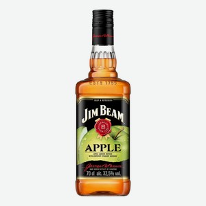 Виски Jim Beam apple 700мл, 4 года, 32.5%, США