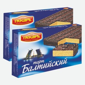 Торт Балтийский вафельный Пекарь 320 г