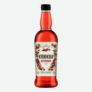 Вино Красна Ягода Клюква красное полусладкое 500 мл