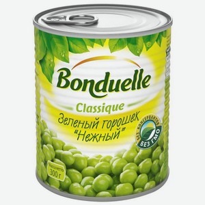 Горошек зеленый нежный Bonduelle 300г