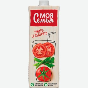 Сок  Моя Семья  Томато-Сельдерято, нектар, 950 мл