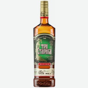 Настойка горькая ТРИ СТАРИКА КЕДРОВАЯ 35% 0,49Л, 0,49