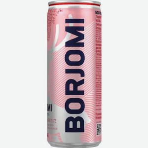 Минеральная вода BORJOMI FLAVORED WATER ЗЕМЛЯНИКА-АРТЕМИЗИЯ ГАЗ. Ж/Б. 0,33Л, 0,33