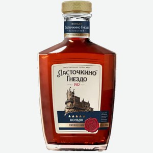 Коньяк Ласточкино Гнездо 5 Лет 40% 0,5л, 0,5