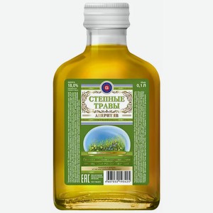 Аперитив Степные Травы Глазовские 18% 0,1л, 0,1