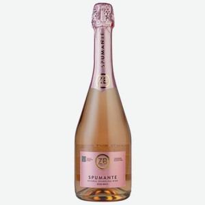 Вино игристое розовое сухое ZB Spumante Brut Rose 0.75 л