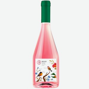 Вино тихое розовое сухое ZB Natura Rose 2020 0.75 л