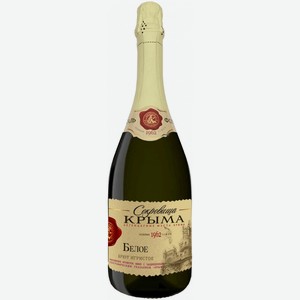 Вино  Сокровища Крыма  Брют, 1500 мл, Игристое-белое, Сухое