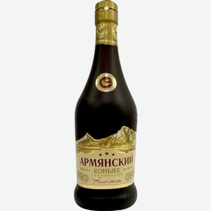 Коньяк Агатат-Голд,  Армянский Коньяк  3-летний, матовая бутылка, 500 мл