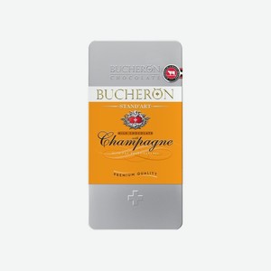 Шоколад BUCHERON молочный с вкусом шампанского и взрыв карам 100г ж/б