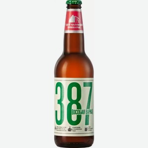 Пиво 387. Особая Варка Светл. Фильтр. Пастер. Ст/б. 0,45л, 0,45