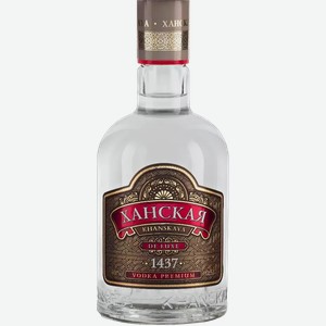 Водка Ханская 40% 0,5л, 0,5