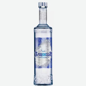 Водка Крещенская 40% 0,5л, 0,5