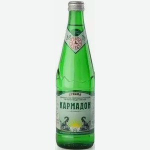 Минеральная лечебно-столовая вода КАРМАДОН ГАЗ. СТ/Б. 0,5Л, 0,5