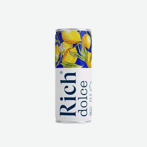 Напиток сокосодержащий RICH DOLCE ЛИМОН Ж/Б. 0,33Л, 0,33