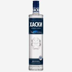 Водка Хаски 40% 0,5л, 0,5
