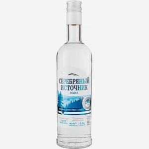Водка Серебряный Источник Мягкая 38% 0,5л, 0,5