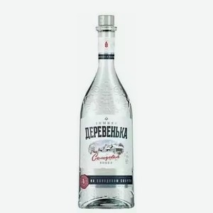 Водка Зимняя Деревенька На Солодовом Спирте 40% 0,5л, 0,5