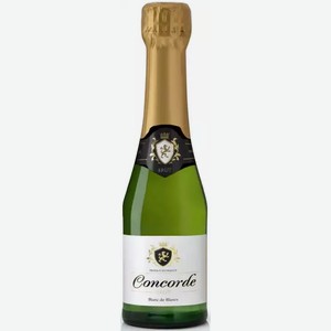 Вино игристое КОНКОРД 8,5-13,5% БЕЛ. БРЮТ 0,2Л, 0,2