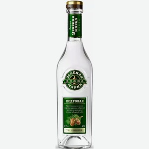Водка особая ЗЕЛЕНАЯ МАРКА КЕДРОВАЯ 40% 0,25Л, 0,25