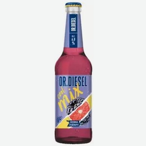 Пивной напиток DR. DIESEL COOL MIX ЕЖЕВИКА И ГРЕЙПФРУТ НЕФИЛЬТР. ПАСТЕР. СТ/Б. 0,45Л, 0,45
